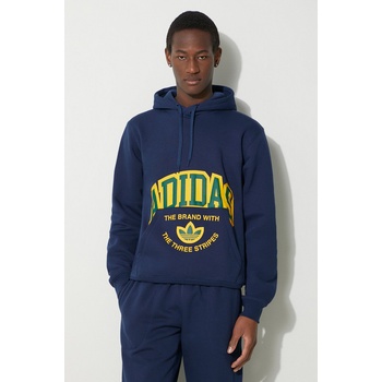 Adidas Суичър adidas Originals VRCT Hoodie в тъмносиньо с качулка принт IS0235 (IS0235)