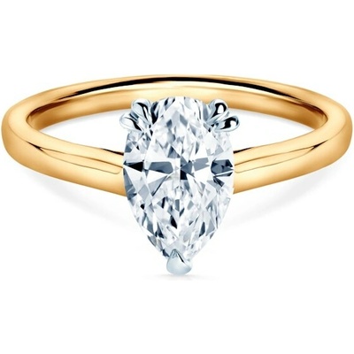Savicki Zásnubný prsteň dvojfarebné zlato laboratórny diamant SAVR96123 YW LGD 050