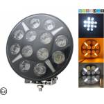  Led Диоден Халоген Фар Бял Оранжев Габарит Ø 218 мм 12v 24v 12 Диода за джип камион трактор багер