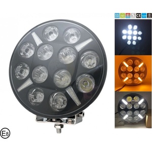  Led Диоден Халоген Фар Бял Оранжев Габарит Ø 218 мм 12v 24v 12 Диода за джип камион трактор багер
