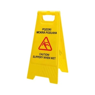 Výstražná cedule - stojan Pozor mokrá podlaha - WS-1