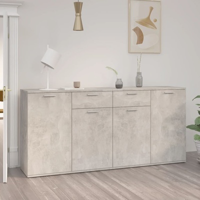 vidaXL 11461.3074931 příborník betonově šedý 160 x 36 x 75 cm