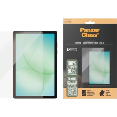 Panzer Стъклен протектор PanzerGlass за Samsung Galaxy Tab A11 Plus, Tab A9 Plus, Прозрачен