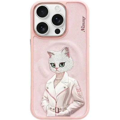 Nimmy Magnetic fashion cute pet MagSafe калъф за iPhone 16 Pro Max - розов (6971080310478)