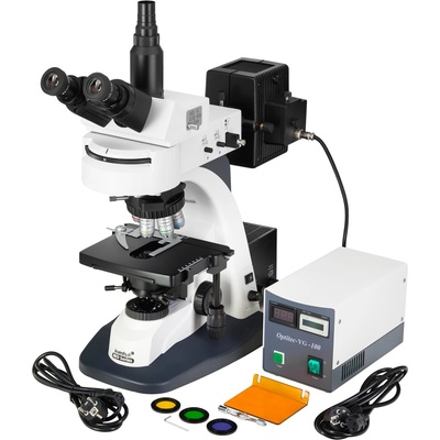 Микроскоп MED PRO 600 Fluo - тринокулярен флуоресцентен (73383)