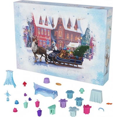 Mattel Frozen Adventní kalendář s malými panenkami 2024