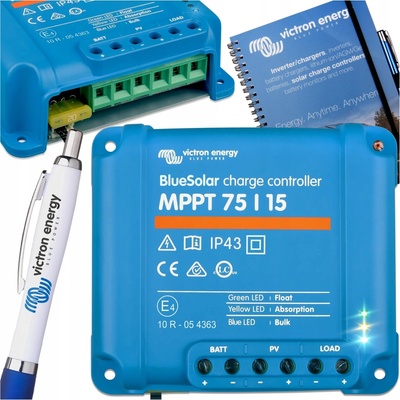 Victron Energy SmartSolar 75/15 - 75V, 15A, BT, MPPT SCC075015060R – Zbozi.Blesk.cz
