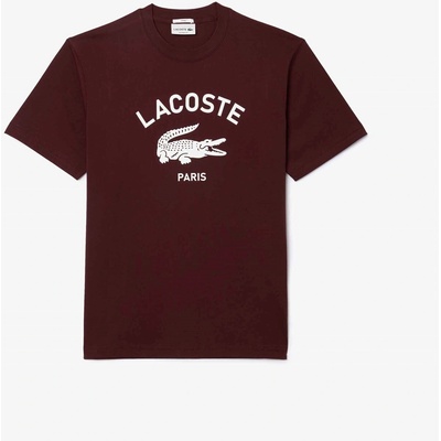 Lacoste Тениска Lacoste Men's Large Logo Short Sleeve T-Shirt - Burg BZD