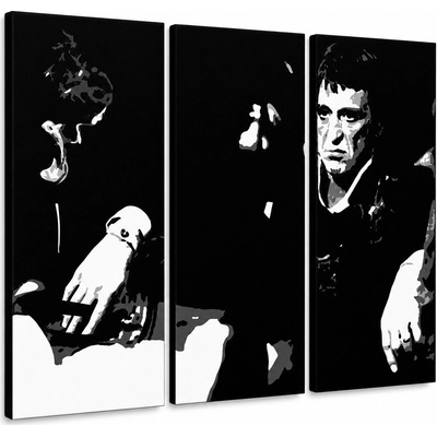 Ručne maľovaný POP Art obraz SCARFACE-AL PACINO - 90x60 cm