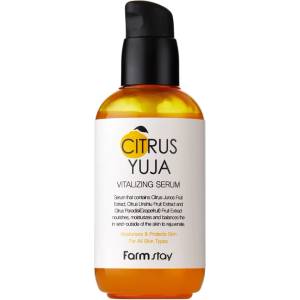 Farm Stay Citrus Yuja Vitalizing Serum - Възстановяващ серум за лице 100мл