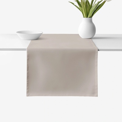 Goldea běhoun 100% bavlněné plátno šedohnědý 50x180 cm