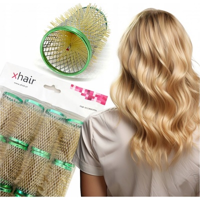 Xhair Wałki metalowe do włosów ze szczotką 32mm