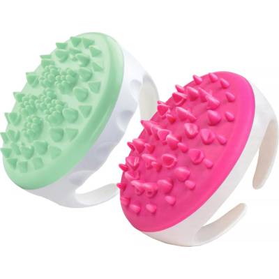 Fabulo Masážní kartáč proti celulitidě zelená