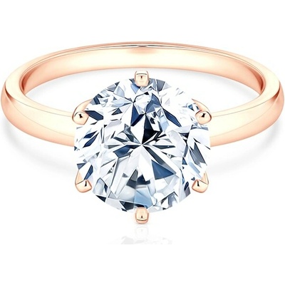 Savicki Zásnubný prsteň ružové zlato diamant SV R15 D R