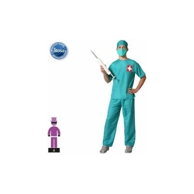 BigBuy Carnival Маскировъчен костюм за възрастни Доктор Размер m/l