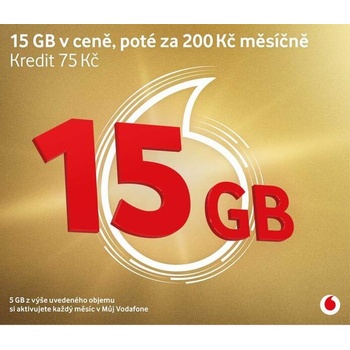Vodafone SIM Zlatá karta