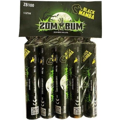 Petardy ZOM BUM black mamba 5 ks