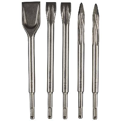 Комплект самозаточващи се длета MAKITA SDS-Plus: връх 2x, 20 мм, плоски 2x, 40 мм, 1x, дължина 250 м E-13188 (E-13188)