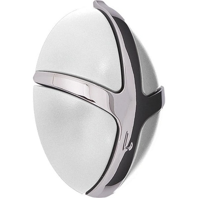 Spinder Design Бяла/в блестящо сребрист цвят стенна пластмасова кука Tick - Spinder Design (HD600-03-01)