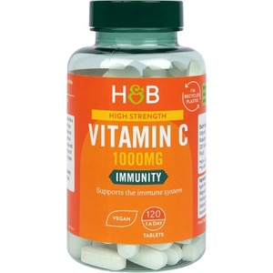 Holland & Barrett High Strength Vitamin C 1000 mg [120 Таблетки]