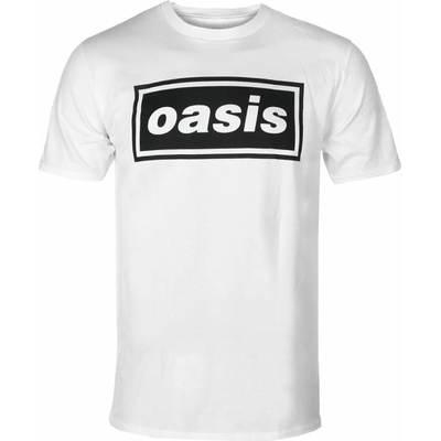 NNM мъжка тениска Oasis - с лого на Дека Рекърдс - Бяла - RTOASTSWDEC