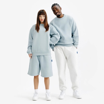 DECATHLON unisex mikina Relax modrá|šedá