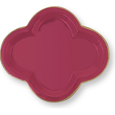 PIP Studio Tác smaltovaný Fancy malý růžový 26x30cm 51.075.040