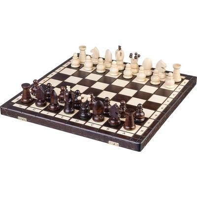 Dřevěné královské šachy Gambit