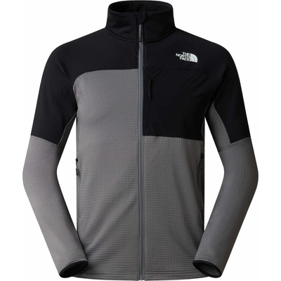 The North Face M Polartec Powergrid Stormgap Jacket sivá čierna