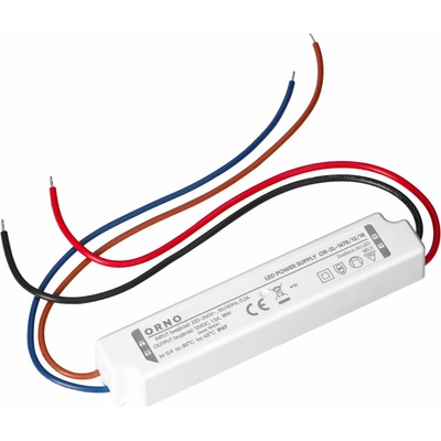 ORNO LED ovládač, hermetický, 12 V, 18 W, IP67, plastové puzdro
