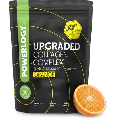 Powerlogy Upgraded Collagen Complex orange 300 g