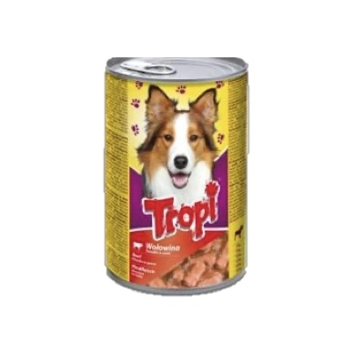 Консерва за куче говеждо в грейви сос tropi