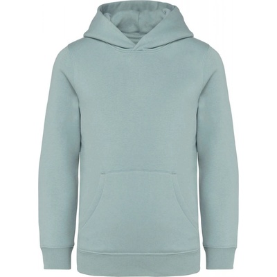 Native Spirit dětská unisex mikina s kapucí Nature nefritová zelená