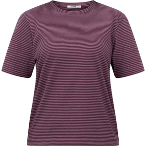GreenBomb Дамска тениска GreenBomb Basic Nova T-shirt - Moorberry Stripes (916-7652-0212)