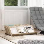 vidaXL Етажерка за списания с рафт Сонома дъб 90 x 53 x 28, 5 см (890890)