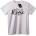 NOONEBRAND Тениска Home - Прост текст - 5XL, White