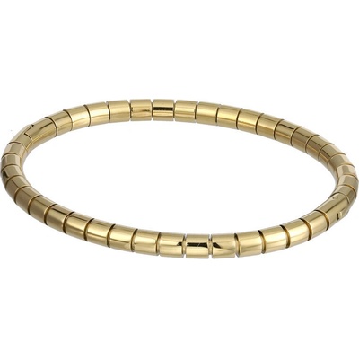 Free Style Pevný náramok z chirurgickej ocele MBSG14 zlata