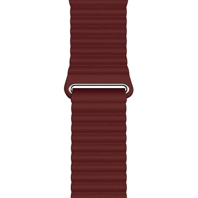 NEXT ONE Каишка за Apple Watch от Next One - Leather Loop Claret 42/44 mm (K-AW-4244-LTHR-CRT)