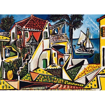Image 1 of EUROGRAPHICS - Puzzle Pablo Picasso - Mediterranean Landscape - 1 000 piese