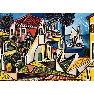 EUROGRAPHICS - Puzzle Pablo Picasso - Mediterranean Landscape - 1 000 piese