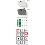 Faber SOFT EDGE GRIGIO LONDRA A80 Вертикален аспиратор (Edge grigio)