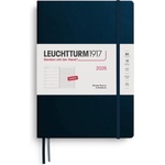 Leuchtturm1917 372648 Weekly Calendar & Notebook Composition (B5) 2026, Deep Sea, English (372648)