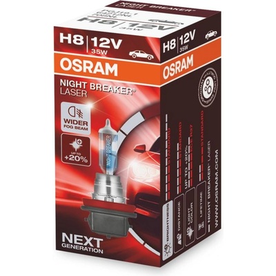 OSRAM H8 OSRAM Night Breaker Laser +150% 1ks (1667)