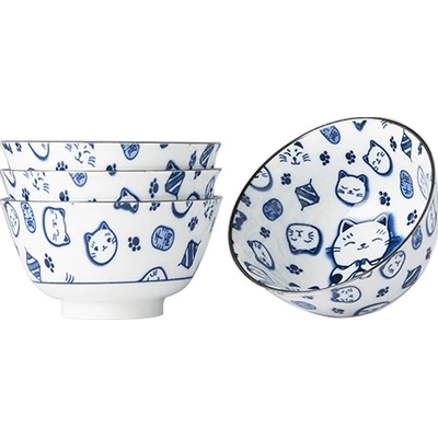 MIJ Servírovacia miska MANEKI CAT 300 ml 4 ks