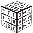 Sudoku kocka Bílá