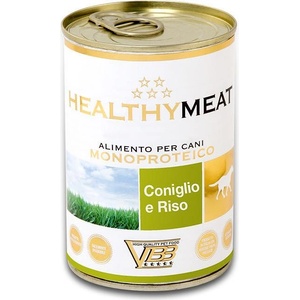 Healthy Meat Mono Protein Rabbit and Rice - Консерва за кучета с чувствително храносмилане и хранителни алергии