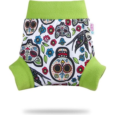 Petit Lulu Pull-up svrchní Mexické lebky na bílé S