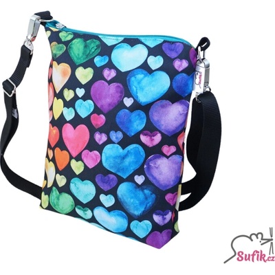 Crossbody A5 srdíčka