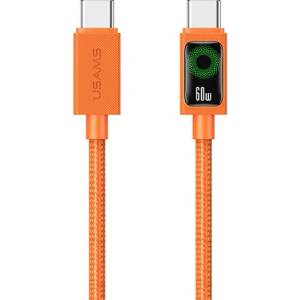USAMS SJ773 кабел за данни Type-C - Type-C, 120cm, NARANCSSÁRGA SJ773USB02 (SJ773USB02)