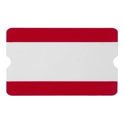 Samolepicí vyznačovací kapsy WT-5118, 1/2 A4 otevřená – PVC, červená, 303×187 mm, balení 10 ks